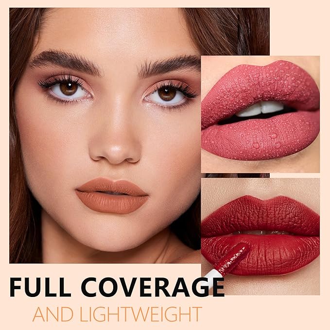 Dark Brown Lipstick Long Lasting Lipsticks for Women Pigmented Smudgeproof Transferproof Vegan Cruelty Free Lip Makeup, A50 My Dream