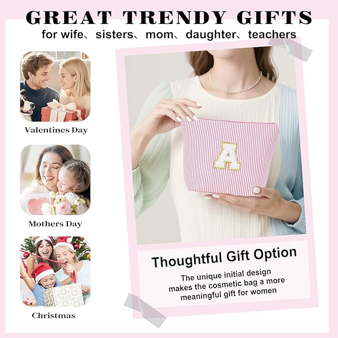 Christmas Stocking Stuffers for Teen Girls - Xmas Stocking Stuffers Teens, 2025 Christmas Gifts for Teens Girl Gifts Trendy Stuff, Xmas Gift for Girls Birthday Gift, Light Pink M