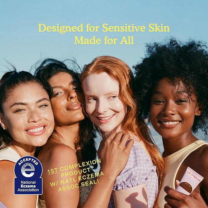 Tower 28 Beauty SunnyDays SPF 30 Tinted Mineral Sunscreen For Sensitive Skin - 2-in-1 Facial Broad Spectrum UVA/UVB Protection + Foundation - Shade 10 LARCHMONT - Light with Yellow Undertones, 1 Fl Oz