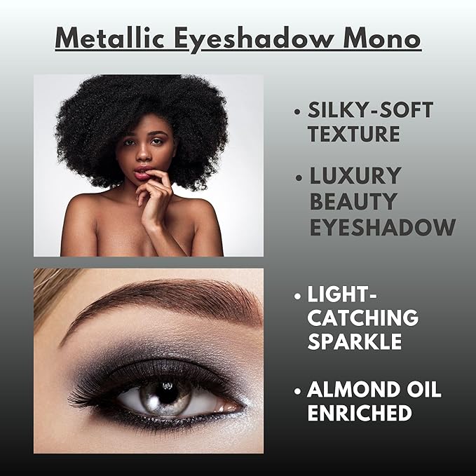 GA-DE Velveteen Metallic Eyeshadow Mono, 150 - Pearl Infused, Shimmer Eye Makeup - Silky-Soft, Densely Pigmented, Seamless Blend- 0.105 oz
