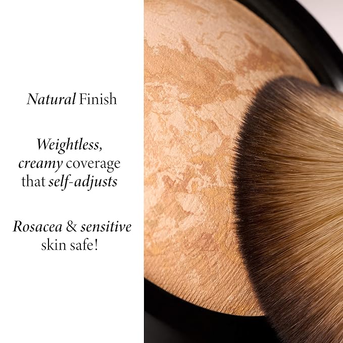 LAURA GELLER NEW YORK Award-Winning Baked Balance-n-Brighten Color Correcting Powder Foundation - Golden Medium - Buildable Light to Medium Coverage - Demi-Matte Natural Finish