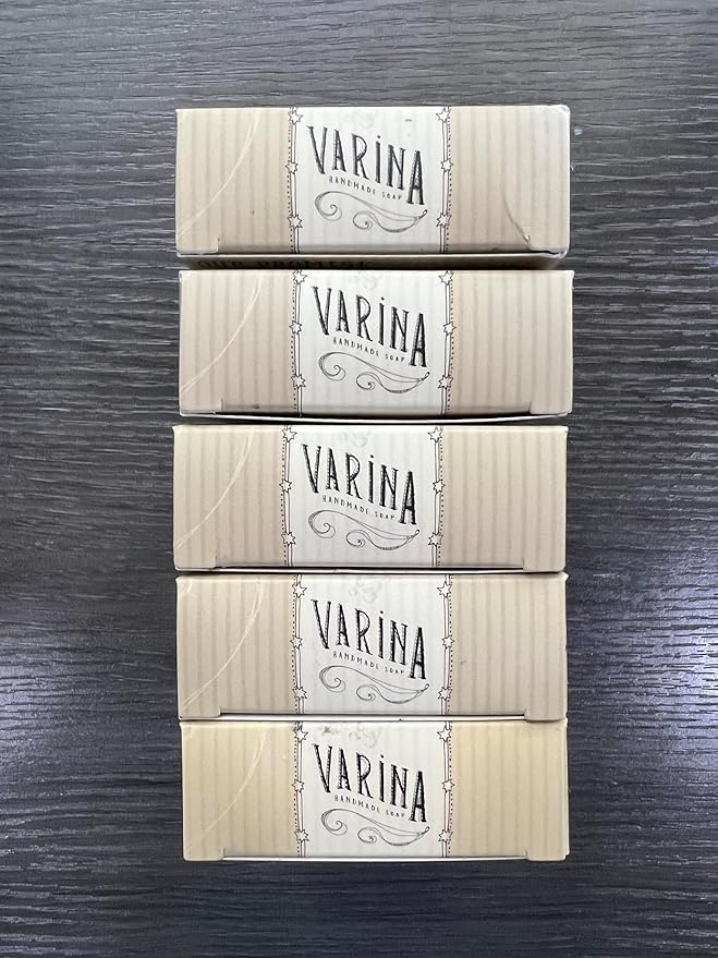 Organic Charcoal Variety Bar Soap - Gentle Cleansing for Sensitive Skin, Herbal and Mint - 5 Pack