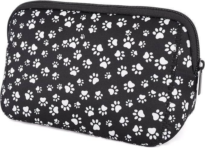 Cosmetic Bag Waterproof Neoprene Zipper Pouch Travel Portable Toiletry Makeup Bags Organizer Case for Women and Girls