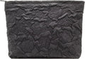 Makeup Bags for Purse Zipper Cosmetic Pouch Large Travel Canvas Make Up Organizer Tool Pouch for Women and Girls,Flower Black