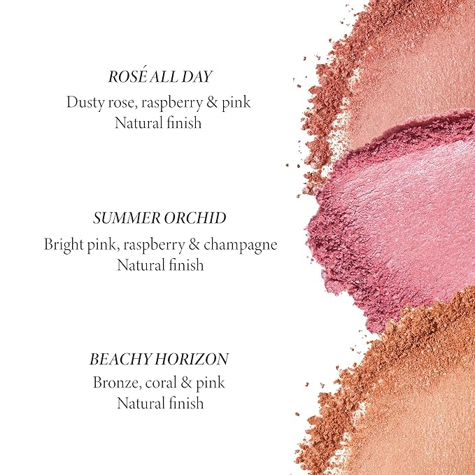 LAURA GELLER NEW YORK Baked Blush-n-Brighten Marbleized Blush for Cheeks - Summer Orchid - Natural Finish - Buildable Color