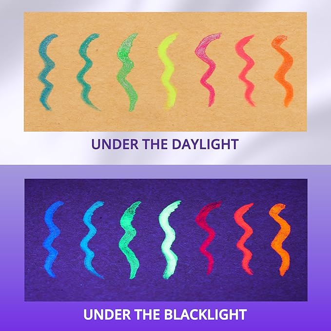 Metallic Neon Liquid Eyeliner, Glitter Neon Colored Eyeliners Pen, High Pigmented, Waterproof Smudge-Proof and Long-Lasting Metallic Eye Makeup for Halloween Christmas, Shimmer Green