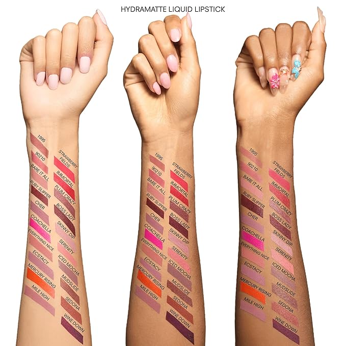 Gerard Cosmetics HydraMatte Liquid Lipstick Serenity, Pink Nude Matte Lipstick, Long Lasting and Non Drying, Super Pigmented Fully Opaque Lip Color