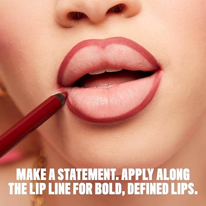 NYX PROFESSIONAL MAKEUP Line Loud Lip Liner, Longwear and Pigmented Lip Pencil with Jojoba Oil & Vitamin E - No Equivalent
