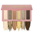 6 Colors Mini Eyeshadow Makeup Palette Olive-colored Neutral Tone Eye Shadow Matte & Shimmer Nude Make Up Pallet with Mirror Blendable Highly Pigmented Travel Size Gift Kit 04