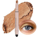 Eyeshadow Stick Makeup, Highlighter Cream Eye Shadow Pencil, Waterproof Hypoallergenic Long Lasting Matte Crayon, Glitter Primer Palette Shimmer Eyeliner Pen, Clove Shimmer