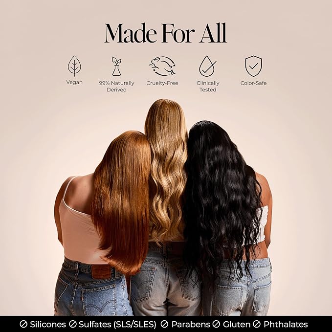 LolaVie Perfecting Leave-In Conditioner - 5.0 oz, 2 Pack - 72-Hour Frizz Control & 450-Degree Heat Styling Protection for Smoother, Softer, Stronger Hair - Color Safe - All Hair Types - Sulfate Free