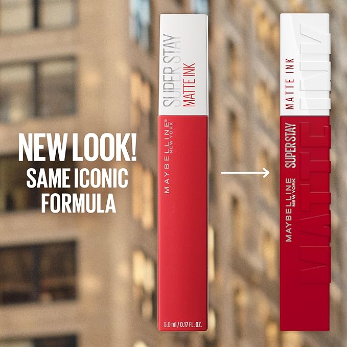 Maybelline Super Stay Matte Ink Liquid Lipstick Makeup, Long Lasting High Impact Color, Up to 16H Wear, Amazonian, Nude Brown, 1 Count, Packaging May Vary