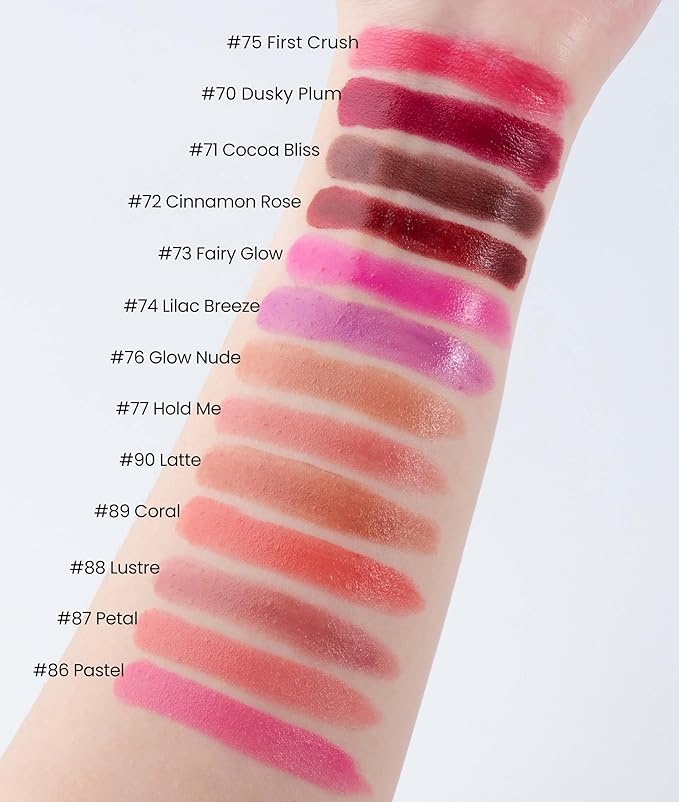 Moisture Nude Brown Lipstick – Hydrating Lip Balm for Dry, Cracked Lips, Weightless Creamy Lip Color with Vitamin E, Hydrasmooth, Glossy Juicy Finish, Long Lasting for Women (Glow Nude)