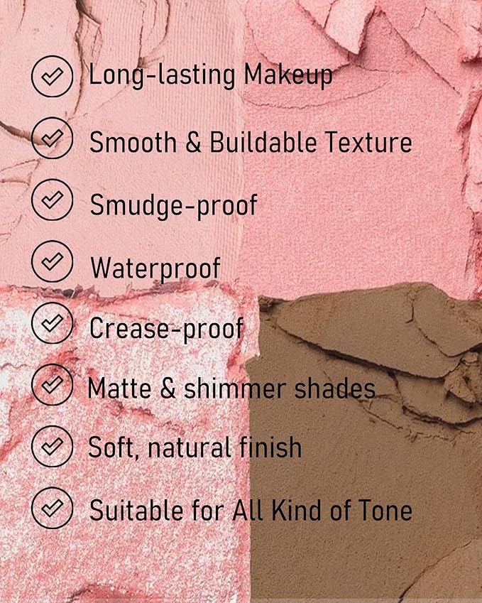 Single Matte Eyeshadow, Light Nude Brown Eye Shadow Palette Makeup for Older Women, High Pigment Waterproof Pressed Eye Shadows Powder with Smooth Lightweight,Blendable for Daily Eye Look-216