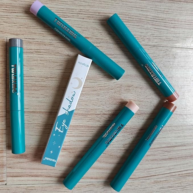 Eyeshadow Stick Eye Shadow Brightener Stick Eyeliner Pencil Cream Shimmer Glitter Smooth Eyeshadow Stick Pencil Nude Korea Primer Highlighter Natural Waterproof Long Lasting Champagne Shimmer # 02