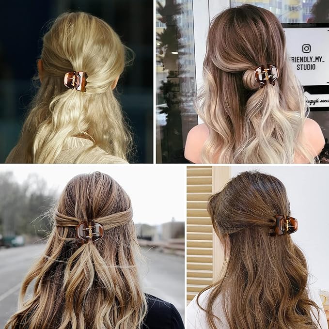 6 Pieces Hair Jaw Claws, Morhom 1.3 Inch Thick or Medium Hair Clips for Women and Girls