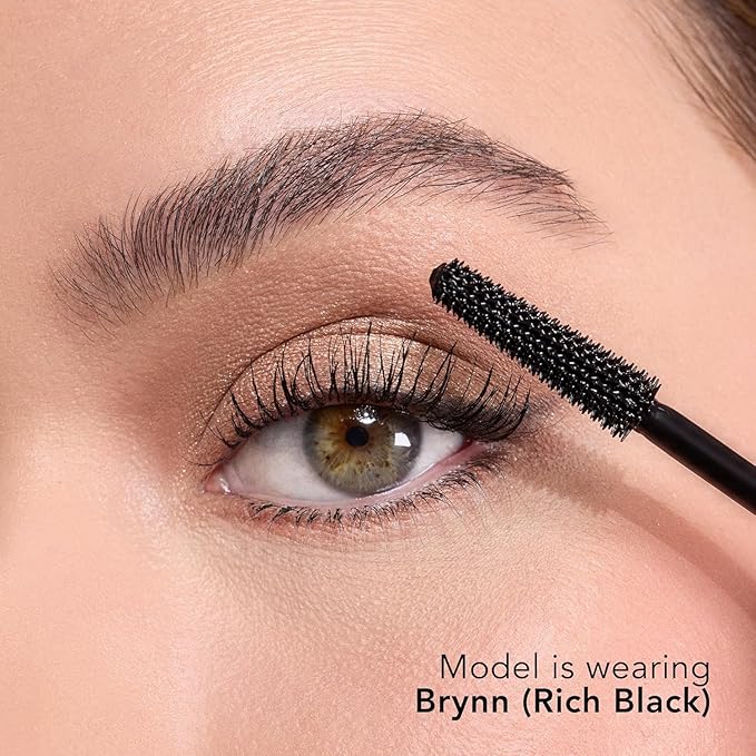 Thrive Causemetics Liquid Lash Extensions Mascara 3 Pack, Tubing Thrive Mascara Lengthening, Makeup Gift Set for Women, Volumizing & Curling, Smudge Proof, Vegan & Cruelty Free, Brynn (Rich Black)