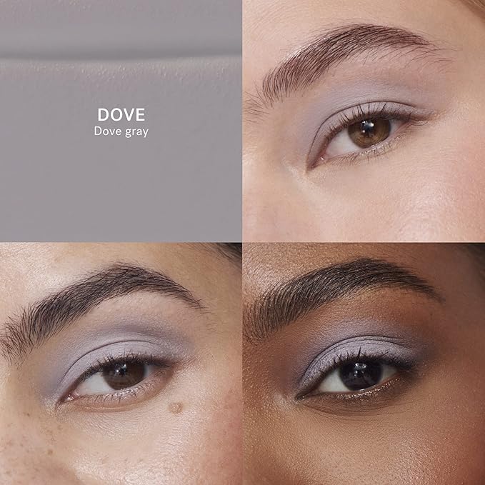 ILIA - Matte Liquid Powder Eye Tint | Cream-to-Powder Eyeshadow, Smudge-Resistant, Quick-Dry, Weightless, Water-Based | Non-Toxic, Vegan, Cruelty-Free, Clean Makeup (Dove, 0.12 fl oz | 3.5 ml)