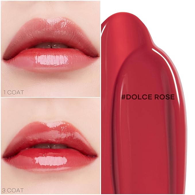 JUNG SAEM MOOL LIP-PRESSION Glow Lasting Tint 0.14 Fl Oz, Water-In-Oil Gloss Tint for Hydrated, Plump Lips, Non-Sticky Comfortable Fit for Radiant Lip Stain, Korean Lip Makeup (Pinky Mauve)