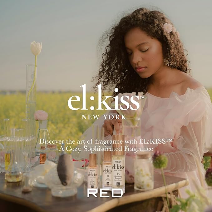 EL:KISS Roll On Perfume, Vanilla & Musk Inspired by Lattaf. Yara, Eau de Parfum 12mL (.40 Fl Oz), Hydrating & Long-Lasting, Alcohol & Mineral Oil-Free, Infused With Jojoba, Argan & Coconut Oil