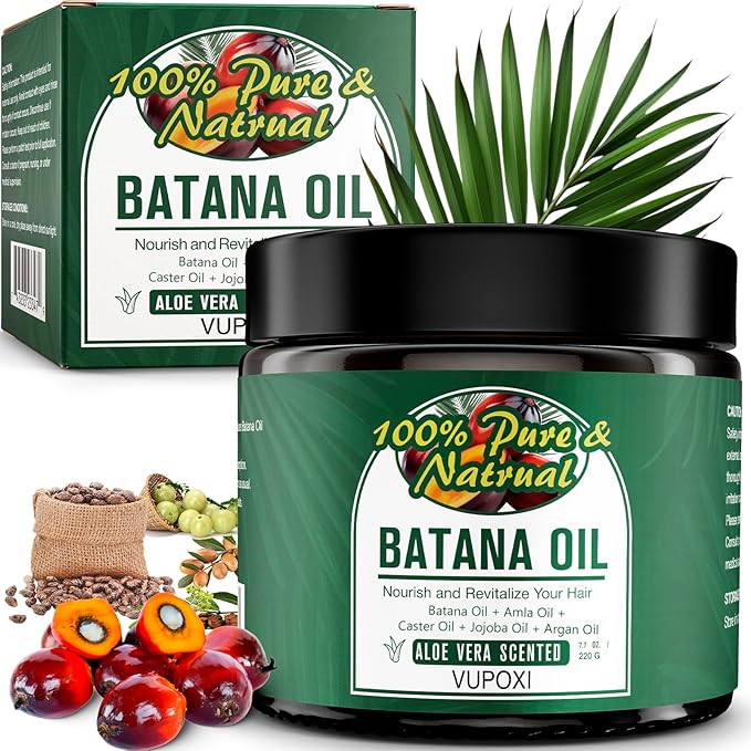 Batana Oil for Hair Growth, 5-In-1 Liquid Batana Oil with Amla,Jojoba,Argan and Castor seed - 180ml/6.3 fl.oz