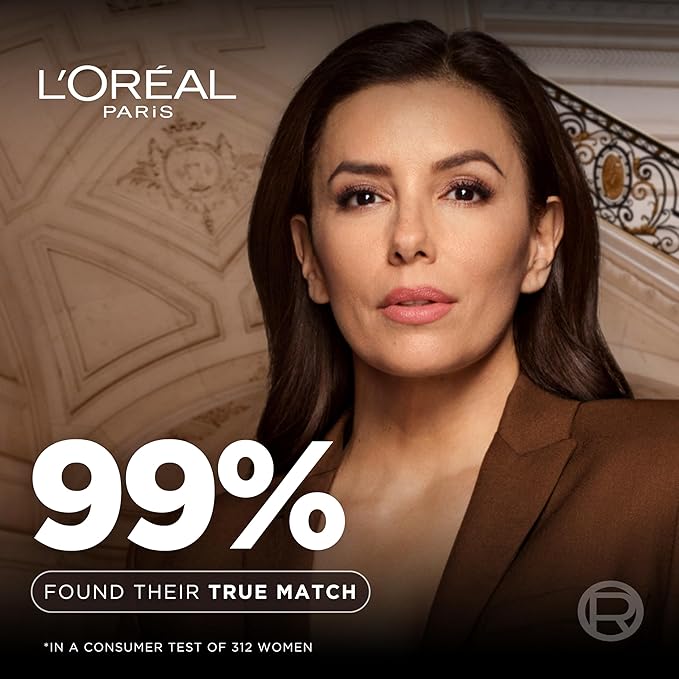 L'Oreal Paris True Match Super-Blendable Foundation, Medium Coverage Liquid Foundation Makeup, N11, Deep, 1 Fl Oz