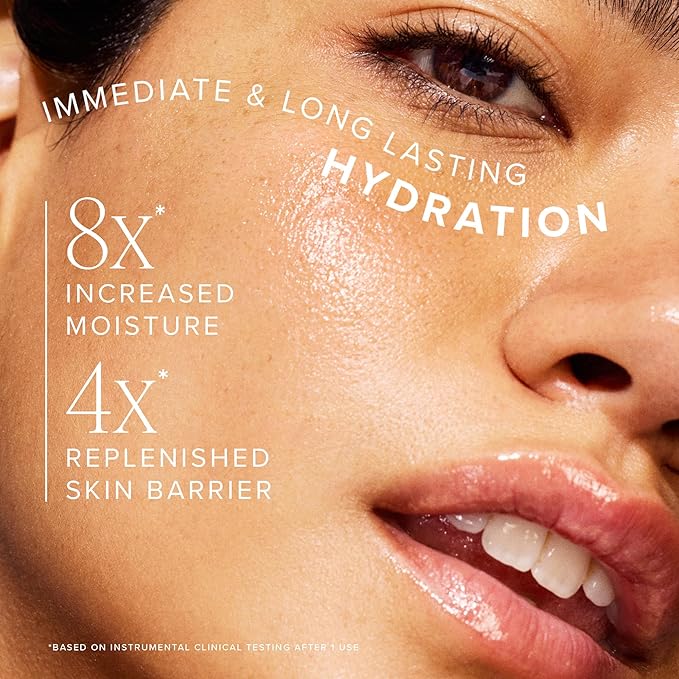 Farmacy Ceramide Face Moisturizer - Honey Halo Hydrating Facial Moisturizer for Dry Skin - Plumps, Soothes + Restores Skin with Potent Ceramides + Buckwheat Honey for a Dewy, Healthy Glow (9ml)