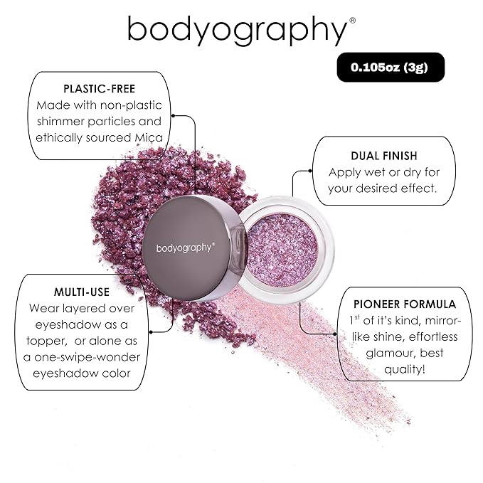 Bodyography Glitter Pigment - Prism Green-Brown for Women - 0.105 oz Eye Shadow