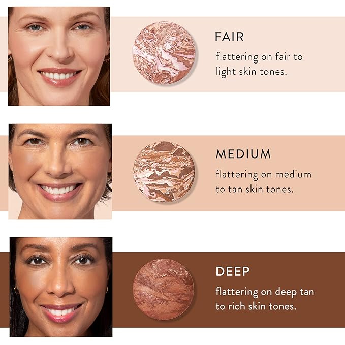 LAURA GELLER NEW YORK Baked Bronze-N-Brighten Bronzer Powder - Medium - Natural Bronze Glow