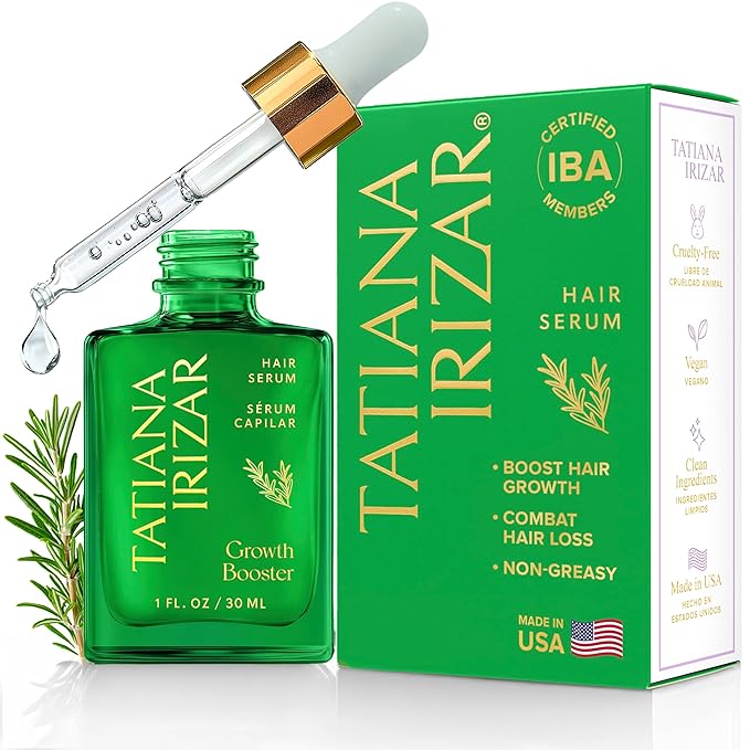 Hair Serum for Hair Growth Serum Women Made in USA - 2 Pack Scalp Serum for Hair Growth Non-Greasy Rosemary & Amla Hair Care Vegan 1 Oz Hair Loss Treatment for Women Regrowth Treatment