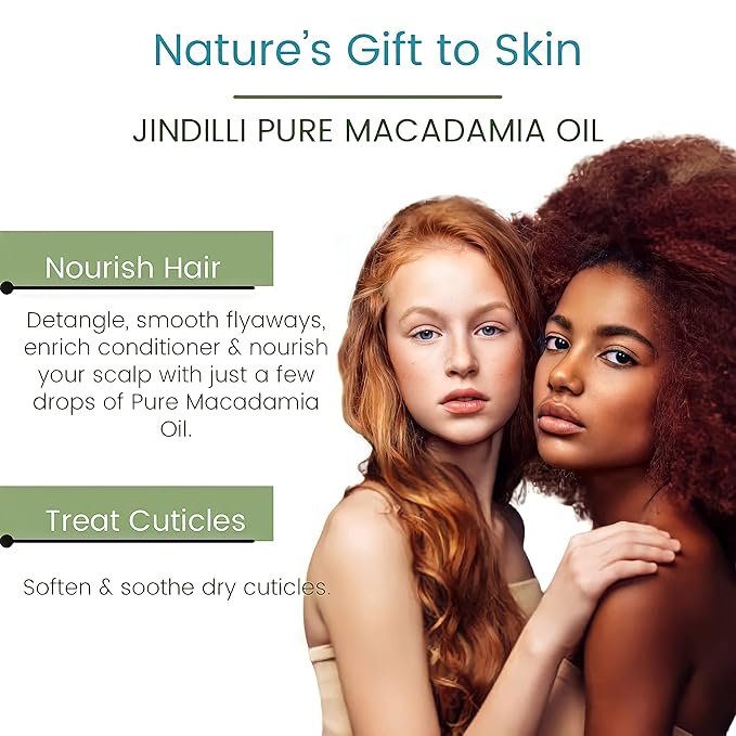 Pure Macadamia Oil | Cold-Pressed, Filtered, All-Natural, Vegan, Non-GMO, Hexane-Free, Cruelty-Free - Multipurpose Moisturizer (7.5 oz)