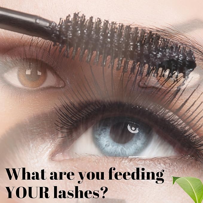 Better’n Ur Lashes Organic Mascara (BROWN) | 100% Natural | Made w Certified Organic Ingredients | Non GMO | Hypoallergenic for Sensitive Eyes | Length & Volume | Vegan | Cruelty Free
