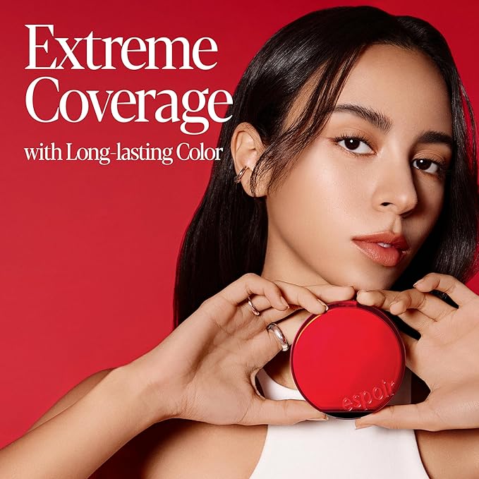 Espoir Be Velvet Cushion Foundation #27 Oat | Quick and Easy Coverage with Long-lasting Color by Zero Oxidation, Velvety Smooth Finish & Lightweight Formula, Vegan, Korean Makeup, 0.46 oz