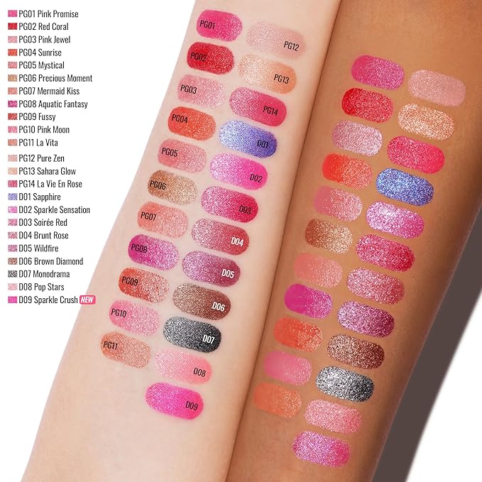 Oulac Moisturizing Pink Lipstick for Women - Tinted Lip Balm with Shimmmer, Lightweight Lip Makeup, Nourishing & Hydrating Formula, Vegan & Gluten Free, PG03 Pink Jewel