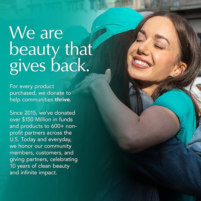 Thrive Causemetics Instant Brow Fix Semi-Permanent Eyebrow Gel, Waterproof Tinted Eye Brow Gel with Vitamin B5, Smudge-Proof, Vegan & Cruelty Free, Tova (Soft Black)