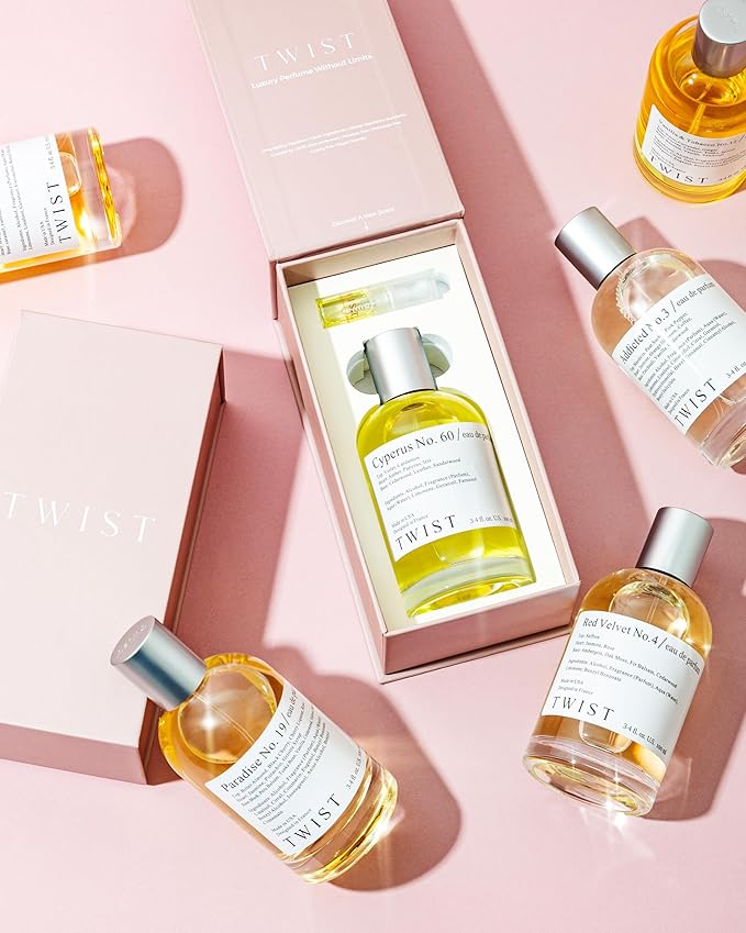 Twist Dolce No. 33 - Eau De Parfum Inspired by La V. E. Belle, Long-Lasting Perfume For Women, Gourmand & Floral, Vegan, Clean Ingredients, Fragrance - Spray 100 ml | 3.4 fl. oz.