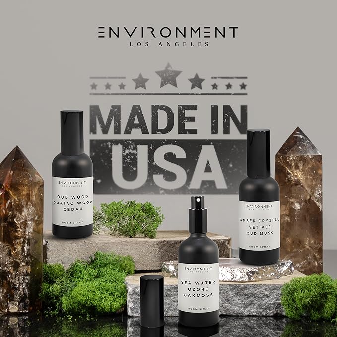 ENVIRONMENT Inspired by 5-Star Resort MRT Room Spray, 100ml Air Freshener (Grapefruit | Red Currant | Jasmine) Home Fragrance Accessories, Room Perfume, Room Deodorizer, Vegan & Cruelty-Free