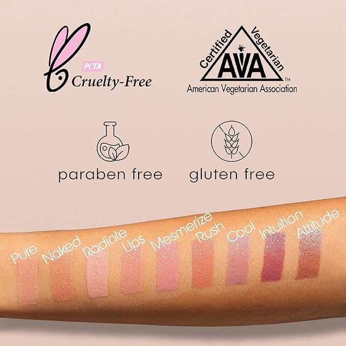 nude envie - Lipstick - Creamy & Long-Lasting Finish - Velvety Texture & Easy Application - Luxury Hydration - With Shea Butter, Vitamin E & Jojoba Oil - Vegan, Paraben-Free & Cruelty-Free - Naked