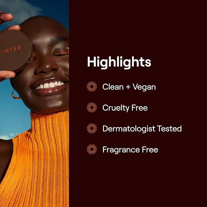 Live Tinted Hueskin Brightening Core Setting Powder - Hydrating, Shine Control Blurring Setting Powder Formulated with Hydrating Phytosqualane For A Natural Soft Matte Finish - Deep Shade