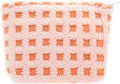 Makeup Bags for Purse Zipper Cosmetic Pouch Large Travel Make Up Organizer Tool Pouch for Women and Girls,Fleece Pink