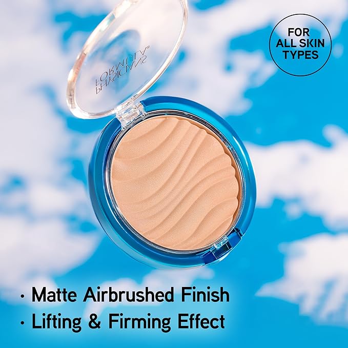Physicians Formula Mineral Wear Talc-Free Airbrushing Pressed Powder, Full Coverage Mineral Face Powder for Sensitive Skin – Creamy Natural