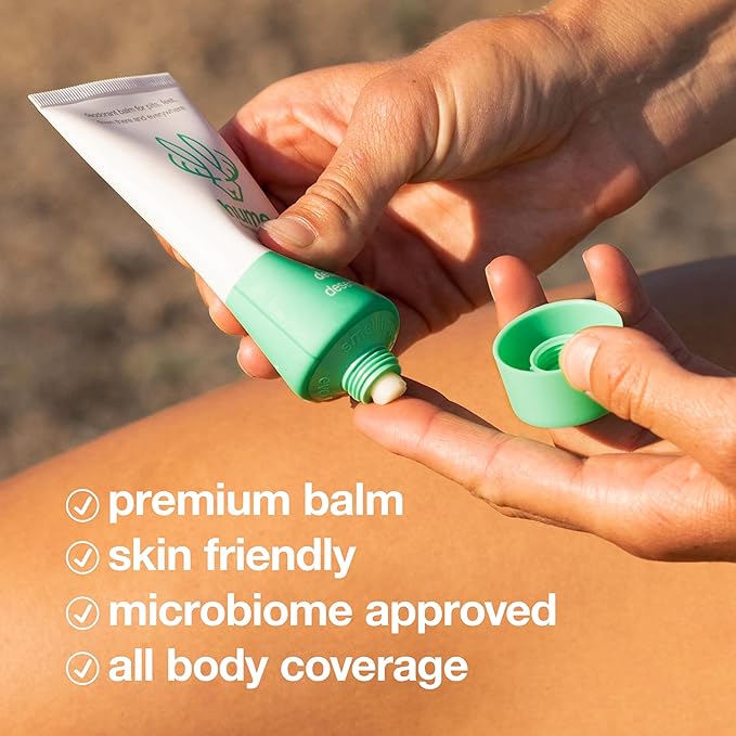 Hume Supernatural Invisible Whole Body Deodorant Balm - Full Body Protection - Aluminum Free, No Baking Soda - Anti-Chafing Odor Control - Clinically Tested on Sensitive Skin (Desert Bloom, 1-Pack)