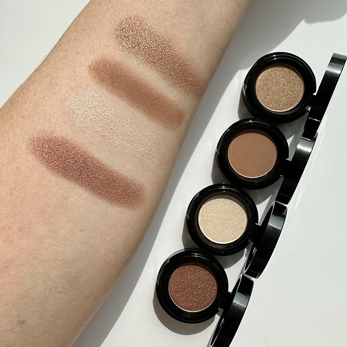 Sandstone Scandinavia Eyeshadow for Sensitive Eyes, Eyeshadow with Long Durability, Allergy Certified, Fragrance-Free and Vegan Eye Make-Up, Hypoallergenic Make-Up (248 Silk)