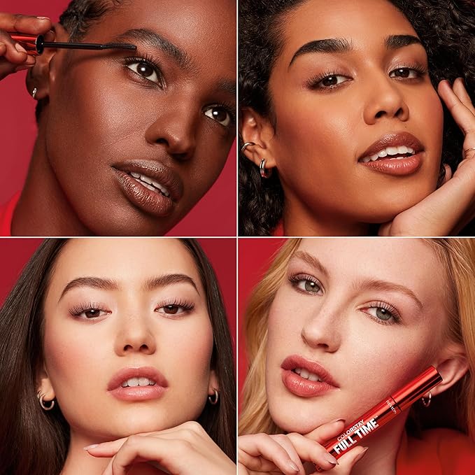 Revlon ColorStay Full Time Volumizing Mascara, 24 Hour Wear, Smudge-Proof, Non-Clumping, Flake-Free, Stocking Stuffer for Her, 402 Black Brown