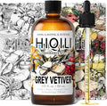 HIQILI Grey Vetiver Fragrance Oil - Perfect for DIY Candle, Soap & Air Freshening Spray Making, and Home Essential Oil Diffuser - 5.07 Fl Oz