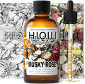 HIQILI Musky Rose Fragrance Oil for Hotel Diffuser, Luxury Scents, for Making Aromatherapy Candle, Perfume, Scented Home Decor- 1 Fl Oz