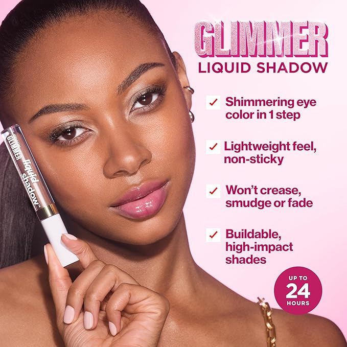 REVLON Glimmer Liquid Shadow, Smudge-Proof Shimmer Eyeshadow Makeup, Long Lasting, High Pigment, 203 Spaced Out