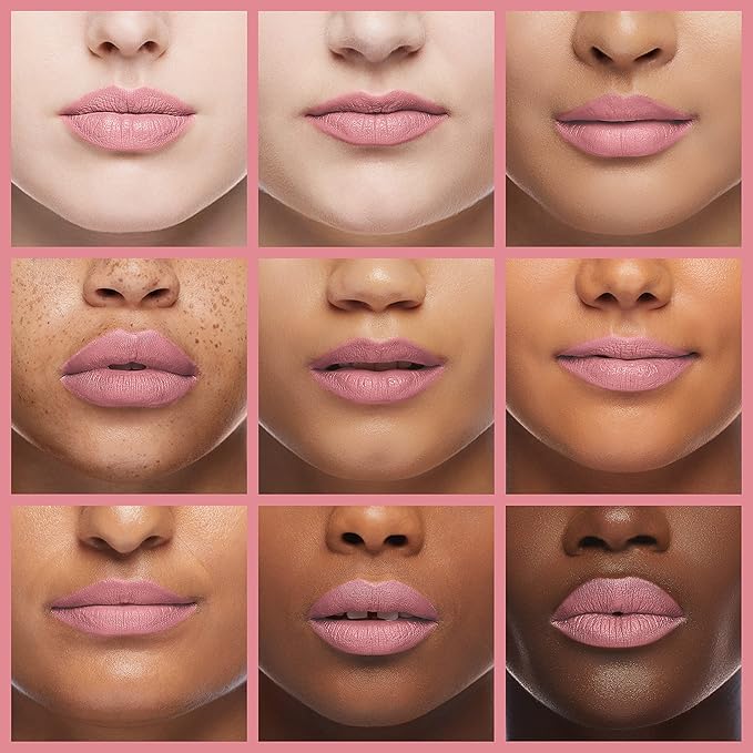 Palladio Herbal Lipstick, Precious, Rich Pigmented and Creamy, Infused with Aloe Vera, Chamomile & Ginseng, Prevents Lips from Drying, Combats Fine Lines, Long Lasting Lipstick