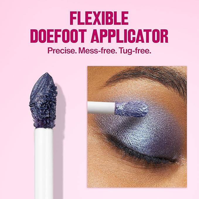 REVLON Glimmer Liquid Shadow, Smudge-Proof Shimmer Eyeshadow Makeup, Long Lasting, High Pigment, 207 Once in a Blue Moon
