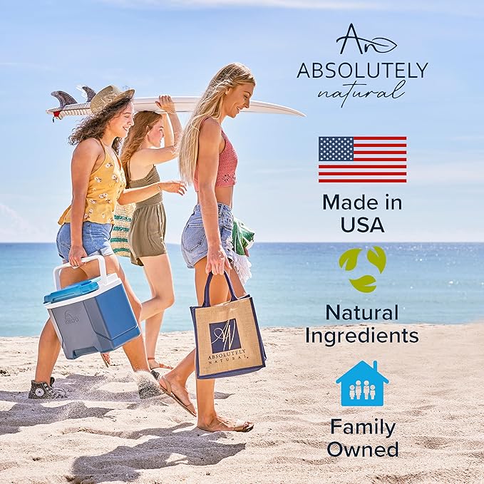 Absolutely Natural - Organic Beauty Oil 4oz with Vitamin E, Olive and Rosehips Oils, Made in USA